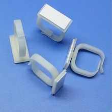 环保尼龙指环圈粘式固定座G11491AT,自粘式布线座,背胶光纤过线环