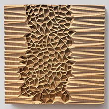 实木肌理板3D雕刻实木板多层板家具装饰木饰面板护墙板门柜板厂家