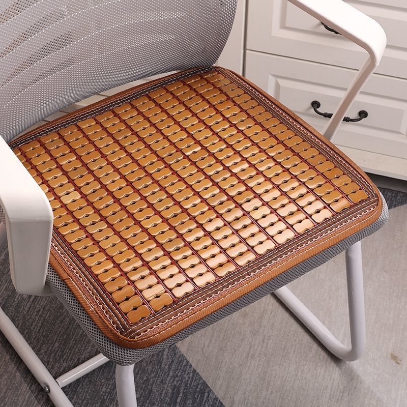 麻将凉席坐垫办公室上班坐垫汽车垫夏季透气竹垫座垫学生夏天椅垫