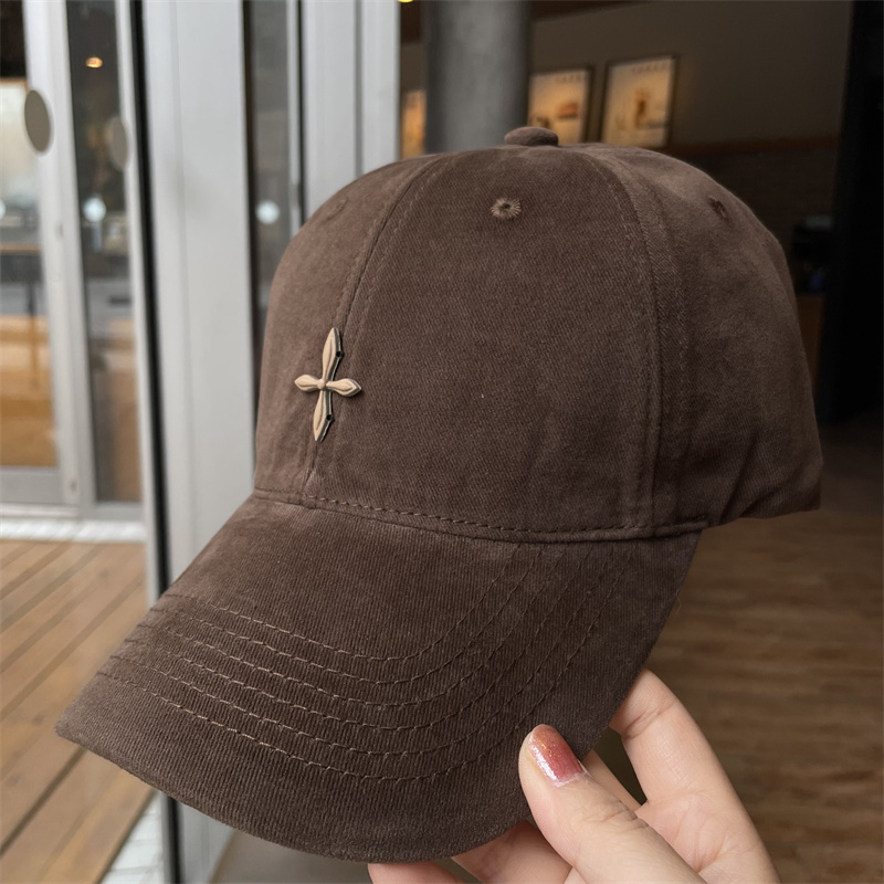 French Designer Collaboration Soft-Top Fashion Baseball Cap for Women, High-End and Stylish, Makes the Face Look Smaller, Solid Color Duckbill Hat