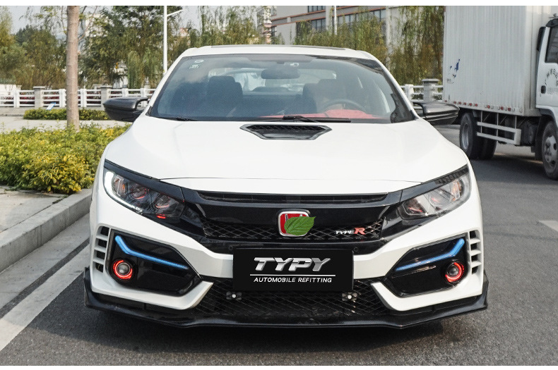 Suitable for the tenth generation of hatchback Civic L-shaped daytime running lights modified typer surround rear bumper lights fog lights daytime running lights
