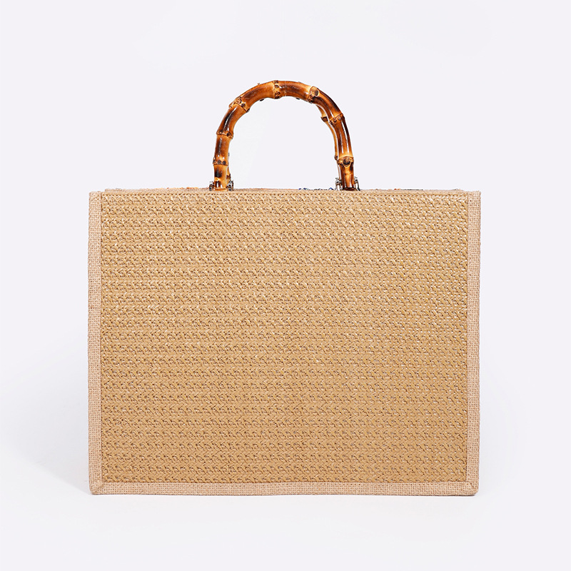 Gepäck & Taschen gewebte Einkaufstasche Damen High-End-Handtasche Pailletten Handtasche weibliche Tasche große Kapazität Nische Stroh Tasche_voghion.com