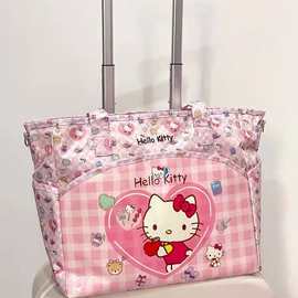 2025新款kitty美乐蒂玉桂大容量单肩包防水学生托特包!可爱卡A23