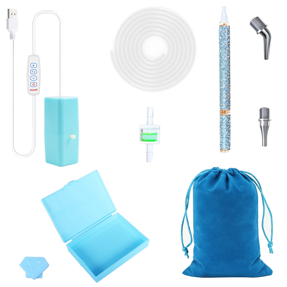 Pintura de diamantes nuevo bolígrafo de perforación de puntos eléctrico Amazon nuevo bolígrafo de succión al vacío broca de punto de succión herramienta de bricolaje