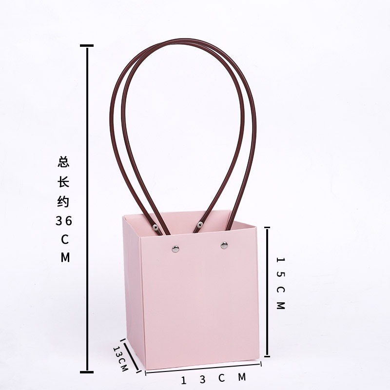 Bolsa para arreglos florales de PVC transparente, impermeable, de plástico, para regalo, bolsa de transporte para ramos de flores, bolsa de embalaje para floristería, materiales florales al por mayor