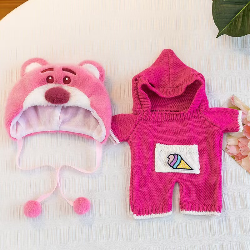 Strawberry Bear Outfit - Clothes Only