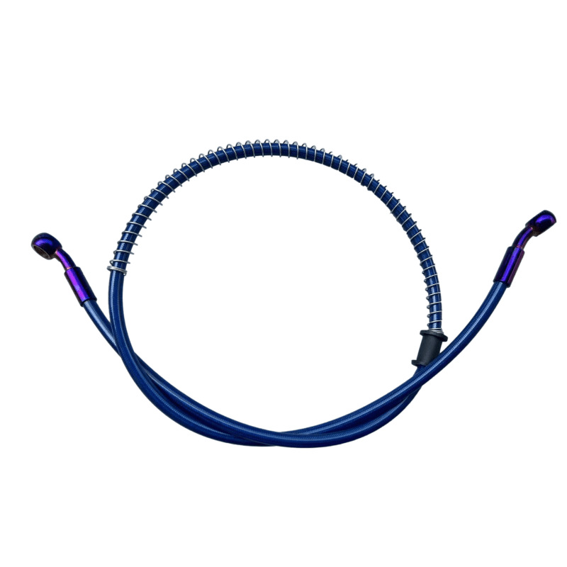 High-Pressure Steel Brake Hose for Scooter, 10mm Disc Brake Hose, Hydraulic Front and Rear Brake Hose, Titanium Gold