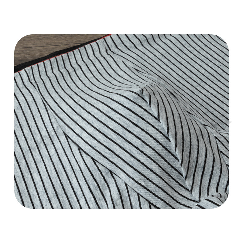 Nuevos pantalones interiores de hombre de cintura media cómodos y respirables antibacterianos entrepierna de hombre clásico a rayas pantalones adolescentes al por mayor