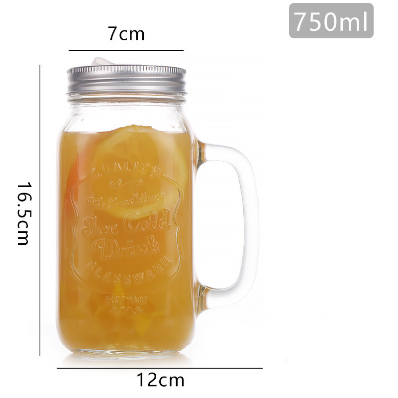 Fábrica al por mayor Polla taza Internet celebridad gradiente color Mason taza paja vidrio taza con mango fútbol taza de agua