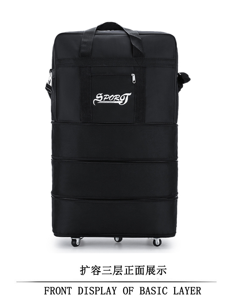 Large capacity portable Oxford fabric luggage travel bag 158 mobile air-controlled bag waterproof