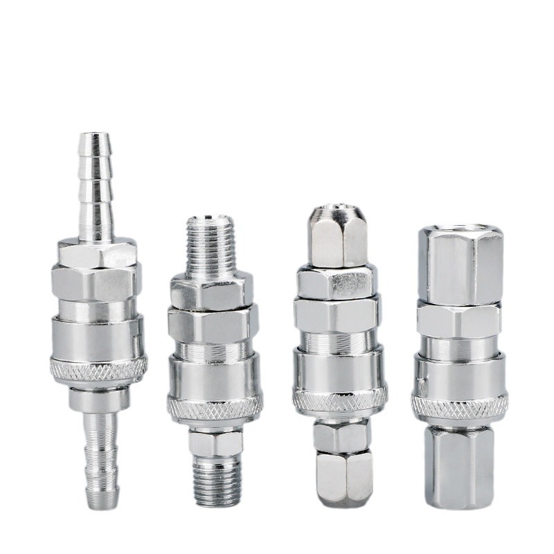 莱沢C式クイックジョイントオス8mmエアツールエアガン気管c型セルフロックエアポンプ部品エアコンプレッサ