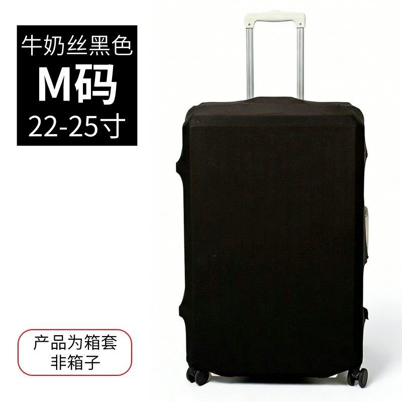 Màu đen size M 22-25inch [bìa hộp] lụa sữa 180g
