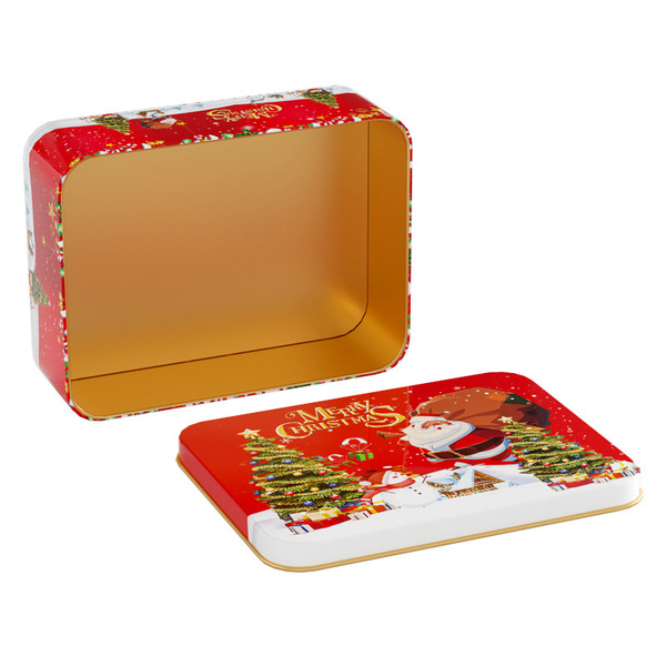 rectangular compact tin box