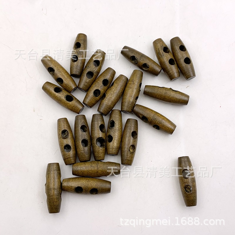 35*12mm marrón claro con botones de oliva abrigo con botones de cuerno 50 un paquete