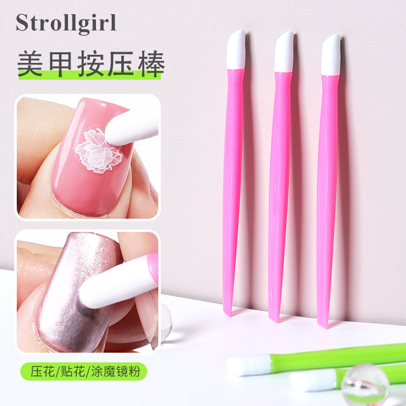 Nail Art Product Tools Rubber Press Stick Nail Pen Cuticle Pusher Cuticle Fork Sticker Embossing Stick Nail Art Tool Nail Art Product Tools Rubber Press Stick Nail Pen Cuticle Pusher Cuticle Fork Sticker Embossing Stick Nail Art Tool