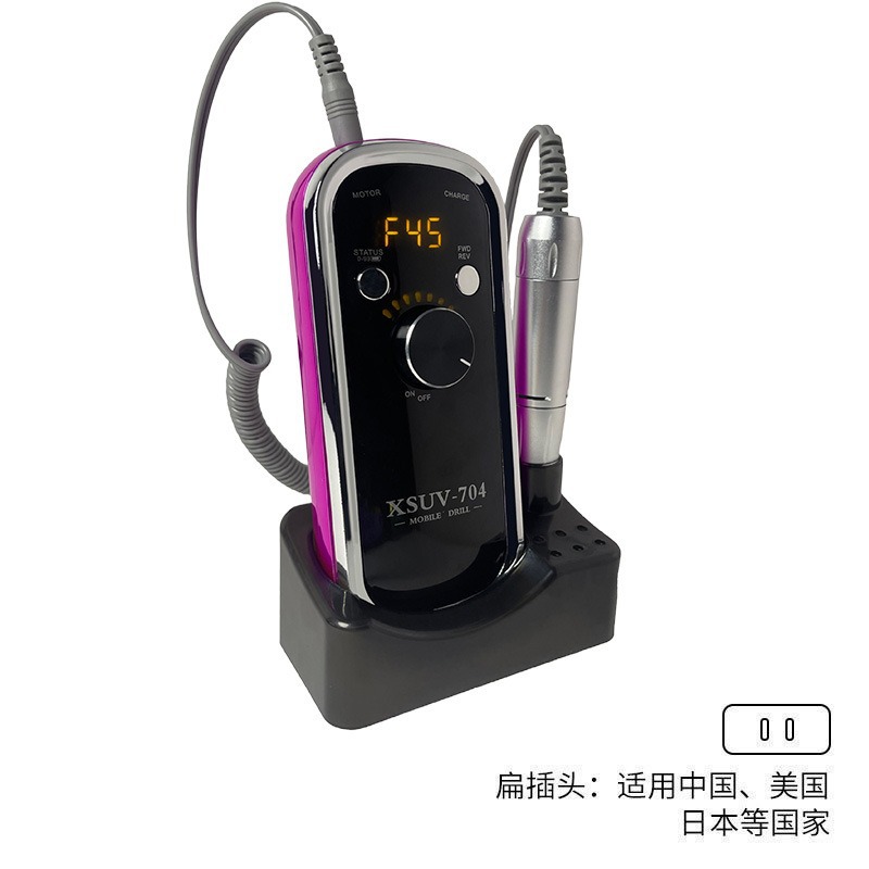 Disposición de almacenamiento eléctrico de 35000rpm ajustable velocidad de rotación de la máquina de molienda eléctrica especial para la tienda de uñas