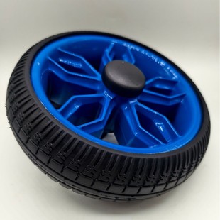 Elderly scooter four-wheel electric car old man le solid tire after 8 inch blue 194*58