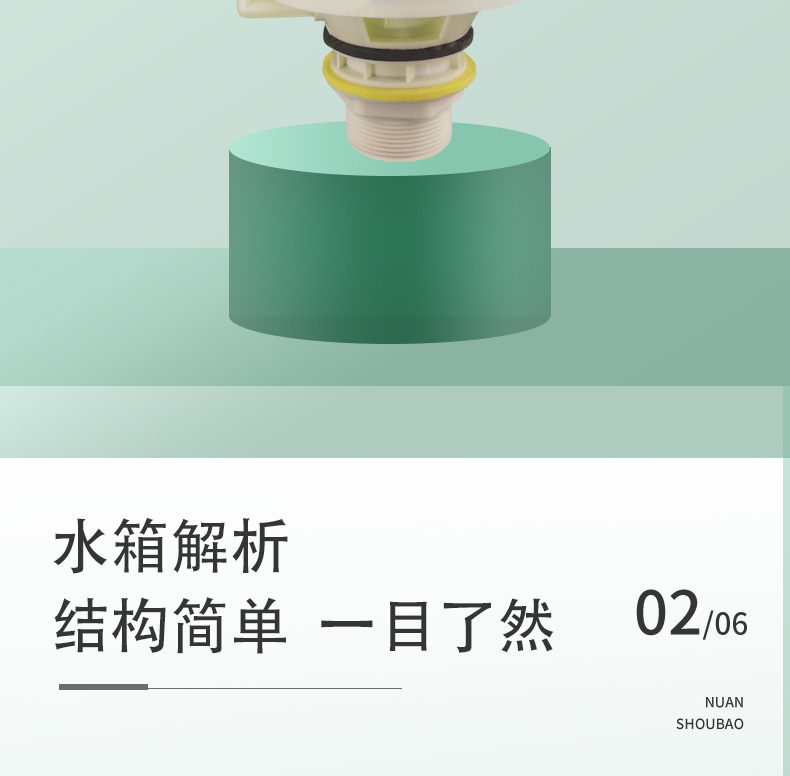 IL public toilet automatic flushing tank, public restroom toilet trench type large water replenishment flushing tank 40 liters, 50 liters, 70 liters Item Picture