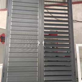 联动手动电动开启百叶窗格栅进户门栏杆出风口空调外机外墙防雨水