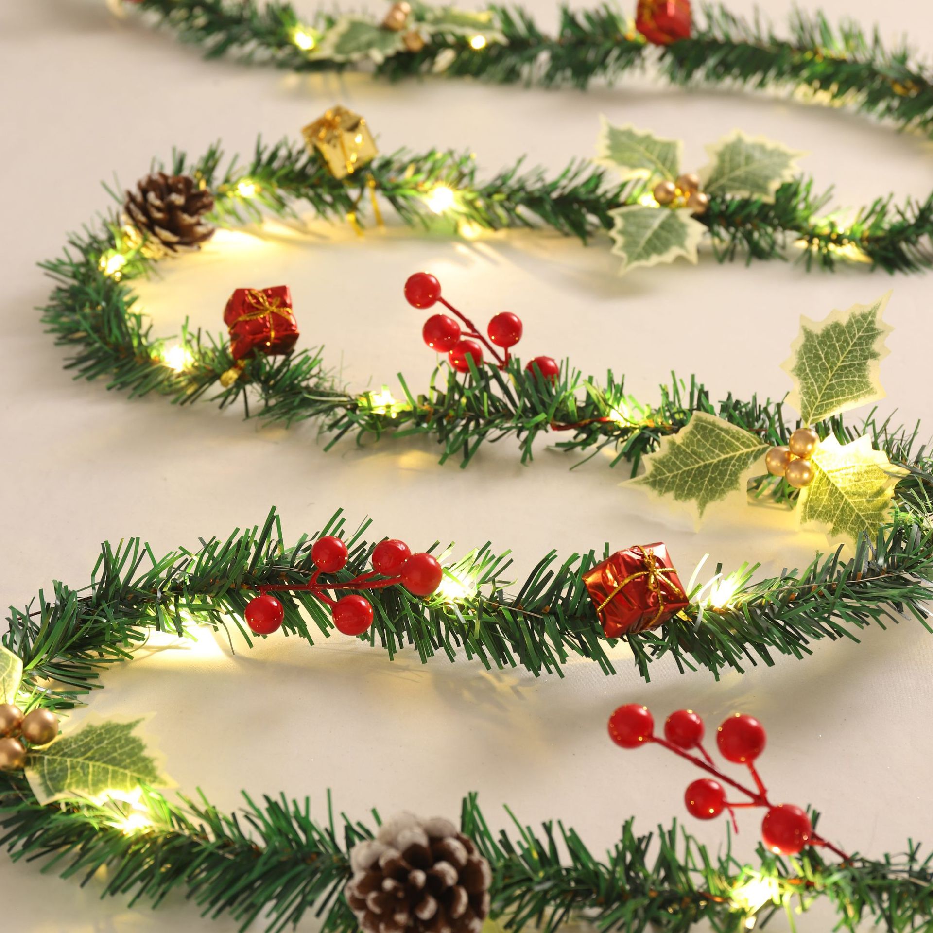 Adornos de lana de Navidad de Amazon transfronterizos, decoración de escenas navideñas, colgantes, fábrica de colgantes creativos al por mayor