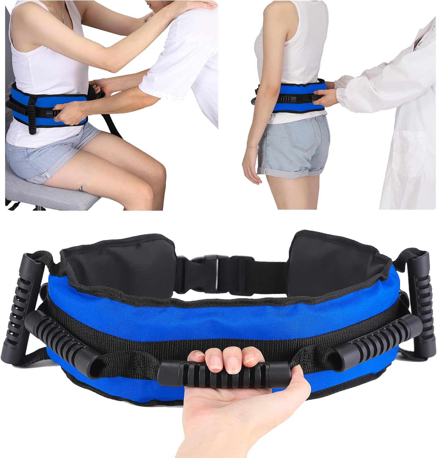 Weightlifting patient medical waist belt elderly safety gait belt