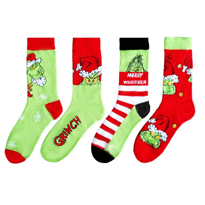 Men's four-season cotton animation European and American tide socks men's socks mid-barrel Christmas geek Amazon ins manufacturers women's wholesale socks Men's four-season cotton animation European and American tide socks men's socks mid-barrel Christmas geek Amazon ins manufacturers women's wholesale socks