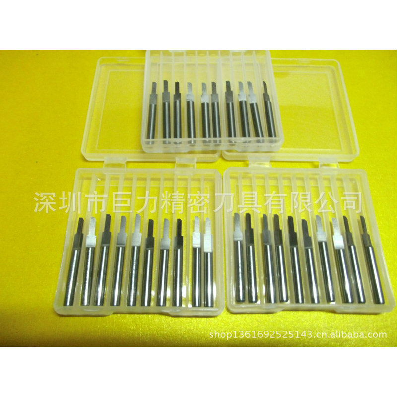 工厂直供雕刻刀具 单刃柱刀 雕刻机柱刀 优质钨钢精磨单刃柱刀