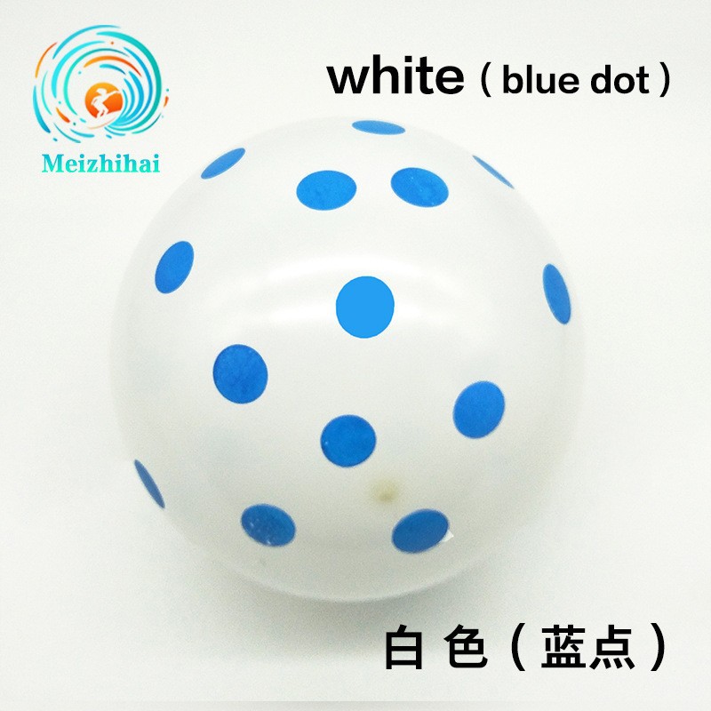 12 pulgadas de espesor ins transparente colorido lunares globo bebé niños fiesta de cumpleaños decoración globo de látex