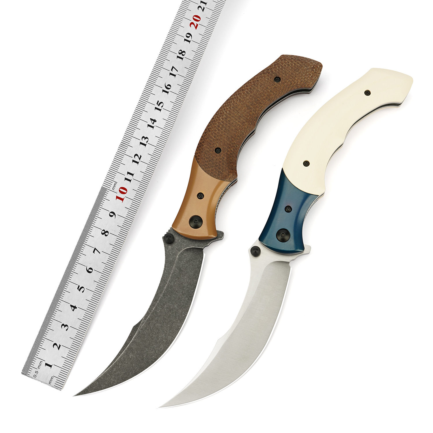 Yangjiang hot selling CRKT-7471 folding knife G10/linen handle field…