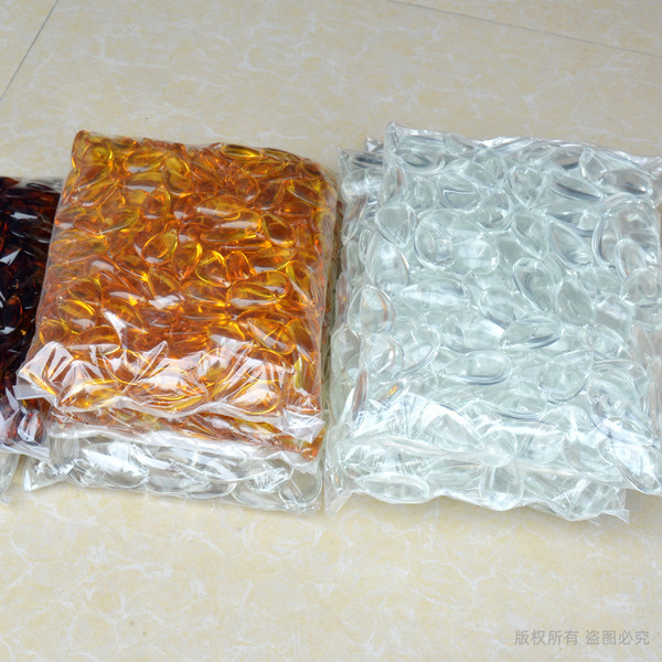 transparent pendant drop-shaped