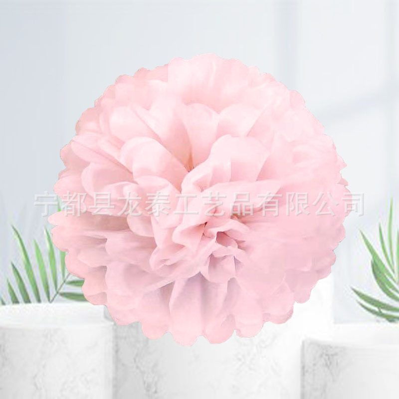 Boda de boda 4 pulgadas 10cm peonía bola de papel de flores decoración de fiesta de cumpleaños bola de flores 4 pulgadas Europa y América props de decoración image 48