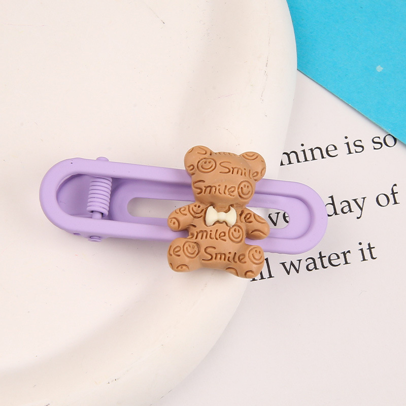 Primavera nueva historieta Sanrio oval metal horquilla linda chica dulce lado Bangs hairpin tocado