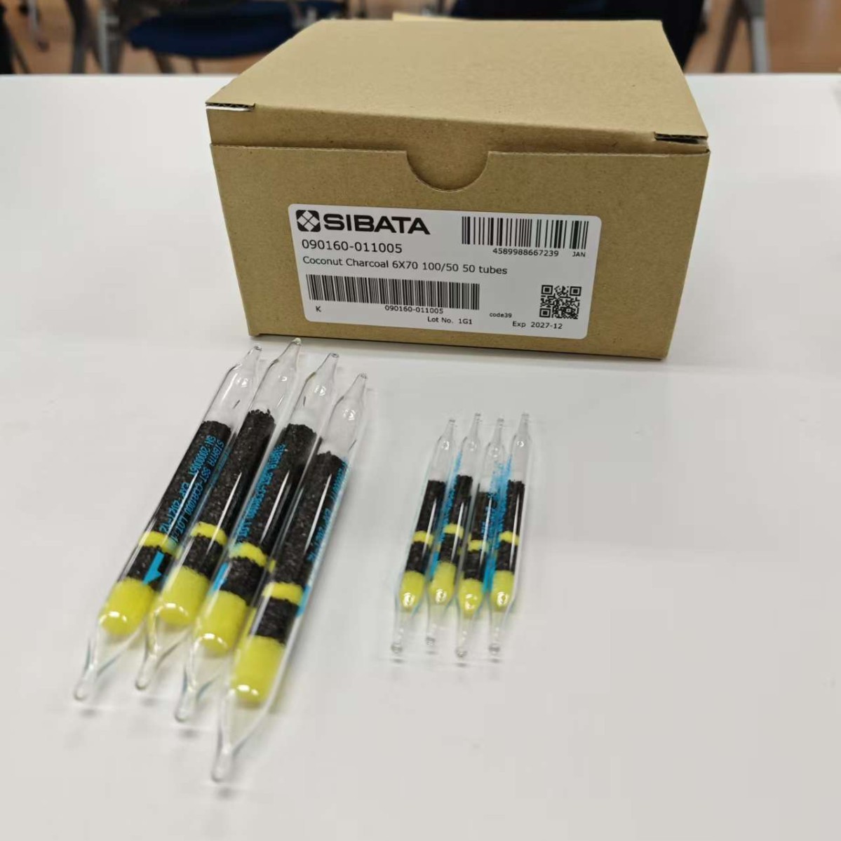 SIBATA 柴田科学 碳珠活性 080150-0901 连接至抽吸泵