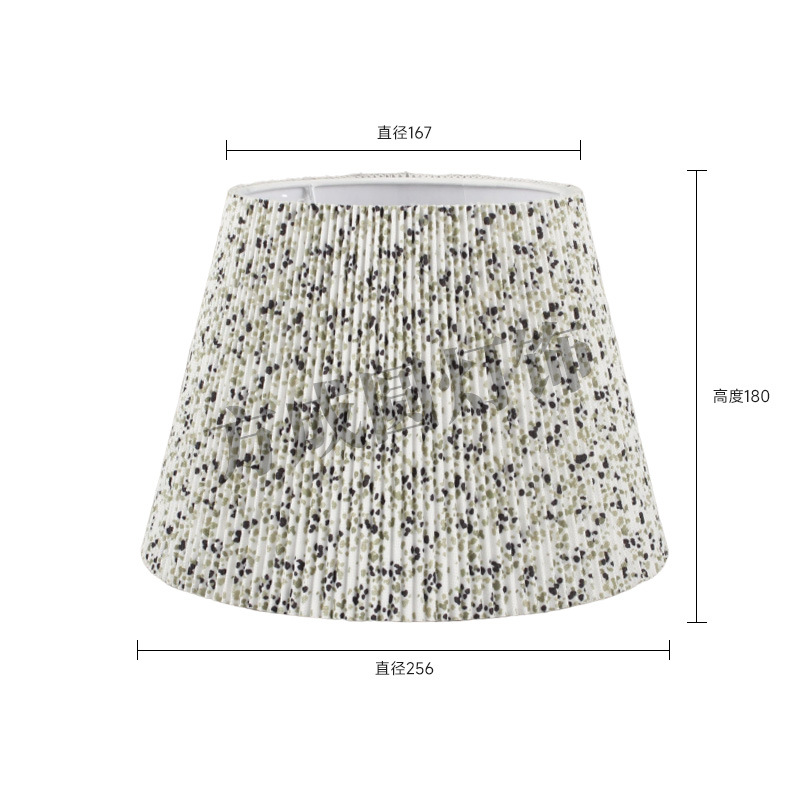 Pantalla de lámpara de parche plano plisado, pequeña lámpara de mesa de tela de dormitorio floral fresca, pantalla de lámpara, lámpara de pie de hotel, accesorios de carcasa de pantalla de lámpara
