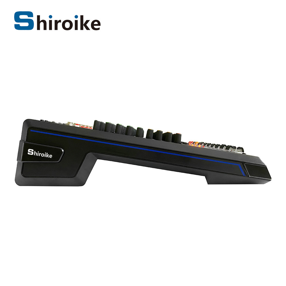 GAX-MD8 8 채널 블루투스 USB 오디오 장비 무대 성능 8 채널 DSP 효과 믹서 리버브