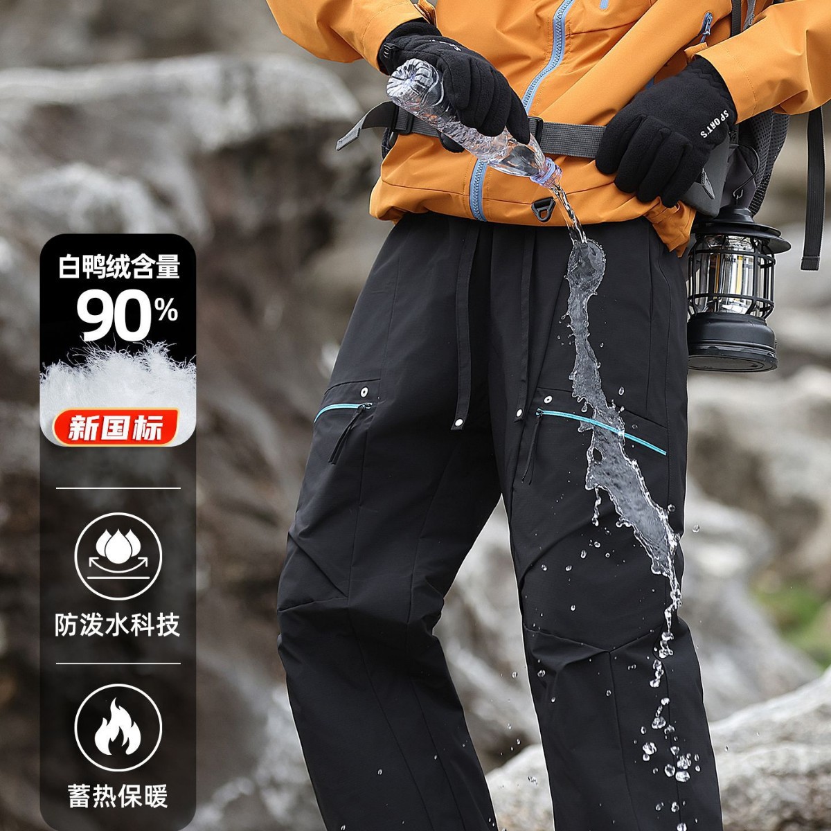 Winter New Fashion Retro Trendy Casual Outdoor Long Pants Simple Versatile Unisex Warm Comfortable Sweatpants