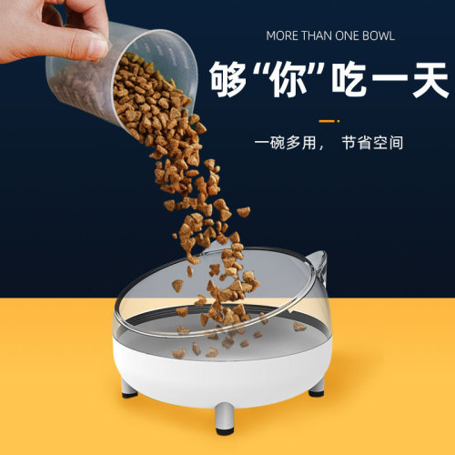 Factory direct sales cat bowl stainless steel cat bowl eating and drinking dual-purpose pet cat bowl cat food bowl cat and dog rice bowl ceramic bowl