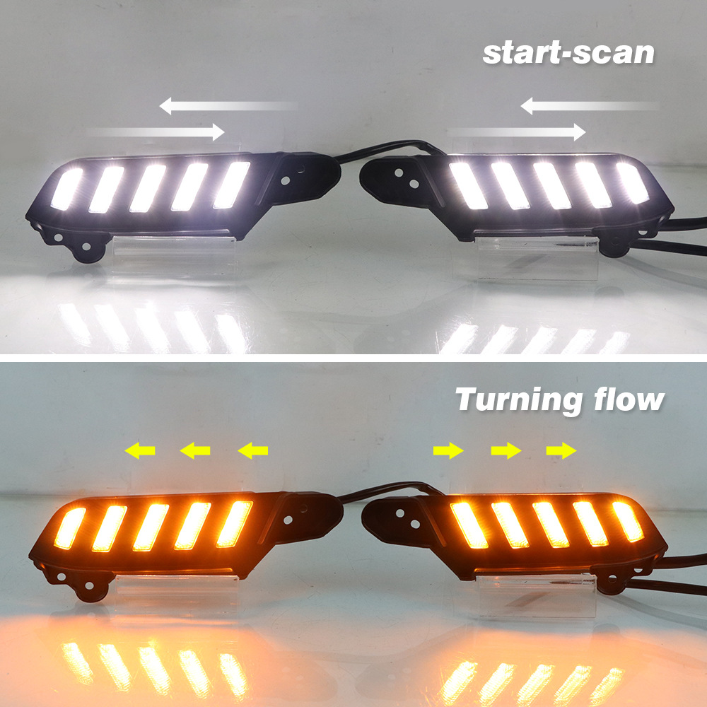 OKEEN is suitable for 2016-20 Toyota Tacuma daytime running lights with two-color streamer steering daytime running lights