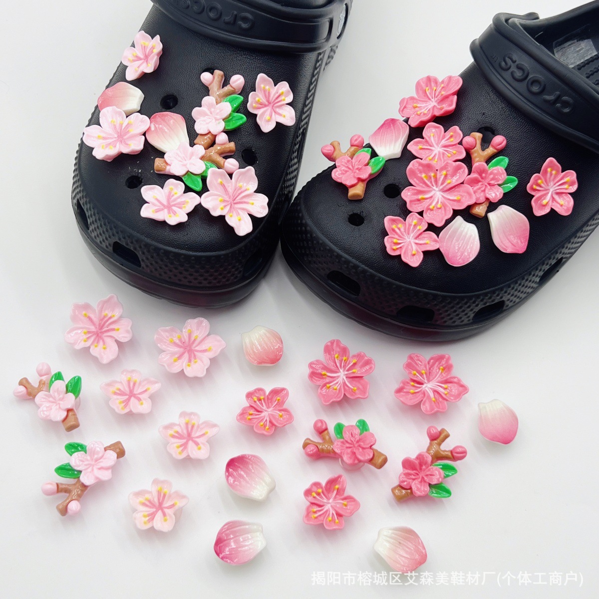 Estrellas plateadas ajuste agujero agujero perdido zapatos decorativos accesorios DIY extraíbles accesorios de flores hebillas de zapatos accesorios tridimensionales