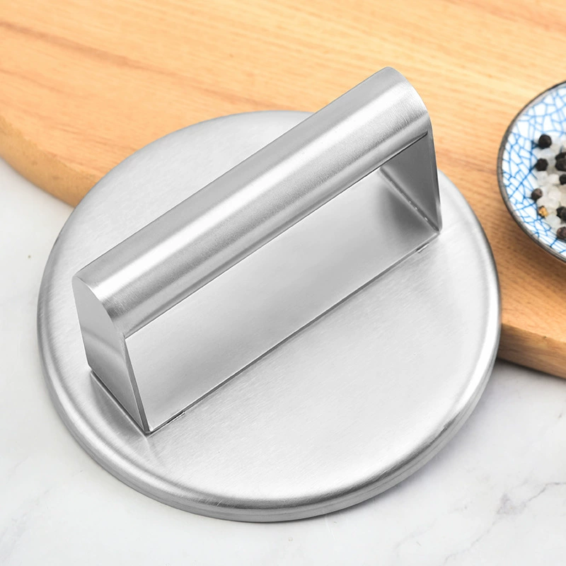 Нержавеющая сталь для прессования котлет круглый ручной гамбургер для прессования мяса бытовой кухни стейк теппаньяки инструменты оптом