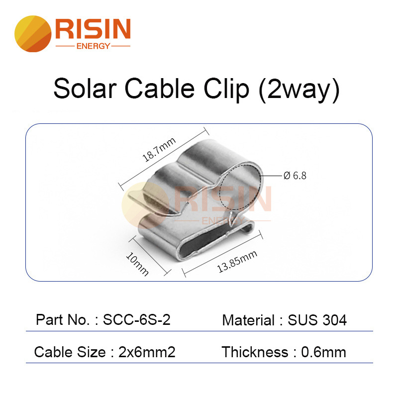 solar cable clip 2way 2x6mm2.j