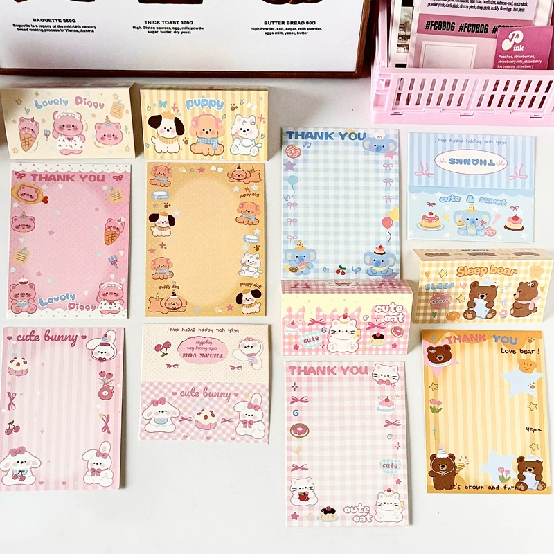 Cute Card Holder Pack, Cartoon Photo Card Sleeves, Assorted Designs, 50pcs Options