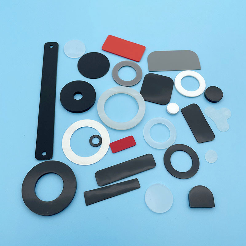 厂家硅胶垫片橡胶平垫螺丝密封圈电器防滑固定脚垫减震带高粘背胶