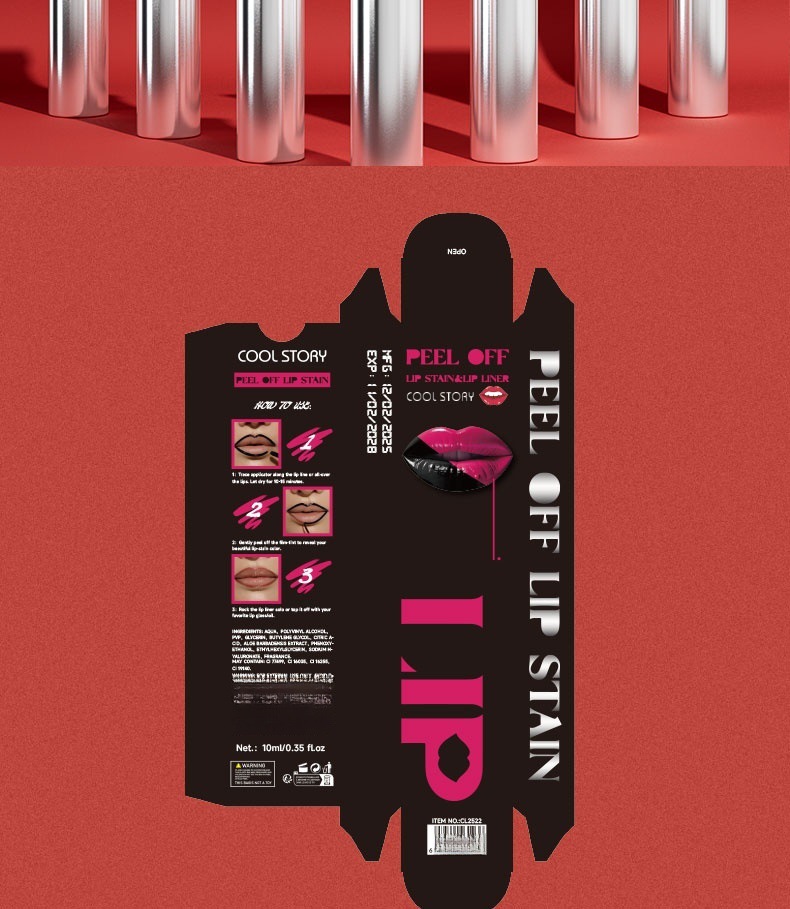 22g Weight Lip Glaze Type Of Cosmetics Contains Liquid Ingredient Plastic Material Letter Pattern Letter Plastic Lip Glaze Beauty & Health 18