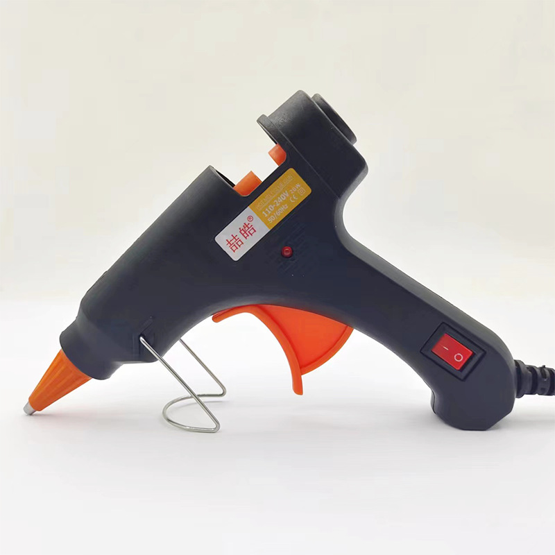 Pistola de adhesivo de fusión en caliente transfronteriza pistola de adhesivo manual multicolor 20w para niños caseros hechos a mano DIY pegamento térmico para capturar pistolas de costura