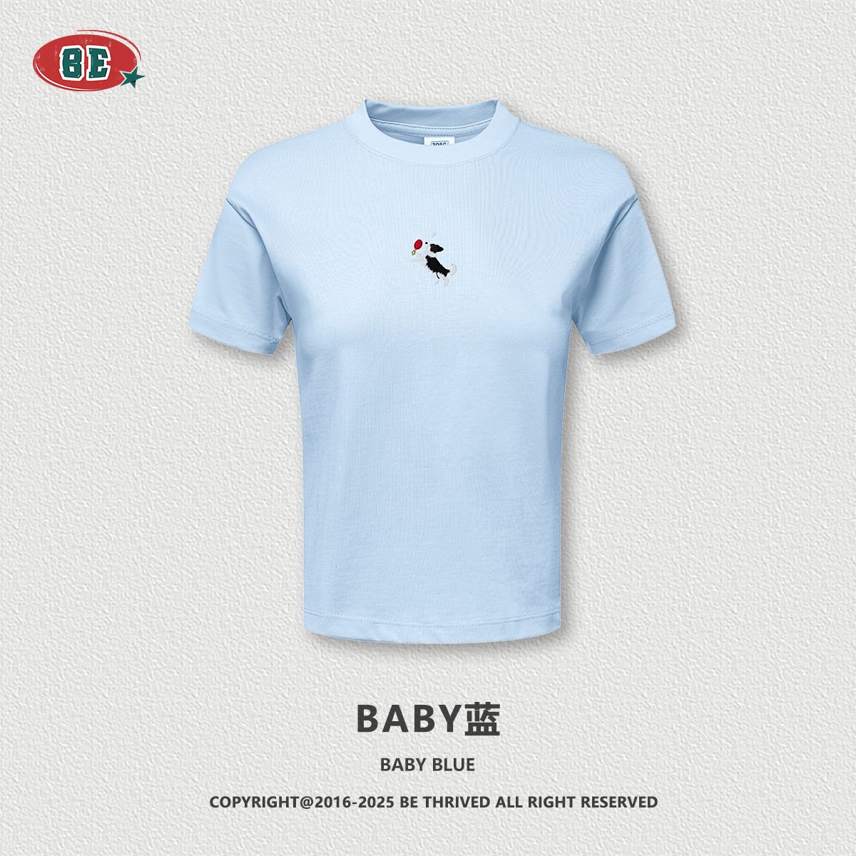 BE ropa de mujer | camiseta corta bordada de cachorro de marca de moda americana ski chica caliente falda corta con cordón de manga corta traje deportivo mujer