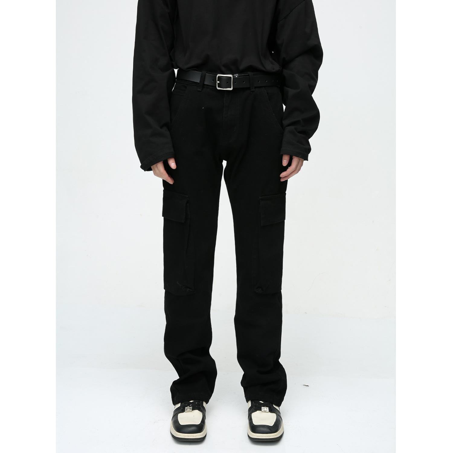 MTLCLOTHESMen's Clothing|Autumn American Vibe Style Multi-Pocket Design Straight Jeans - 1