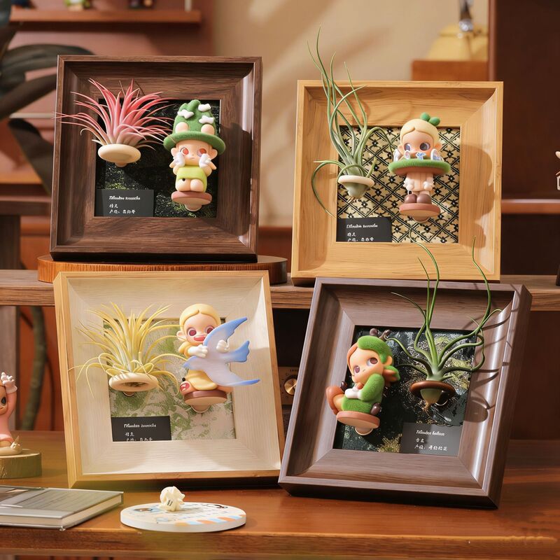 Air Plant Magnetic Photo Frame Living Room Office Background Wall Decoration Desktop Green Plant Ornament Creative Gift Air Plant Magnetic Photo Frame Living Room Office Background Wall Decoration Desktop Green Plant Ornament Creative Gift