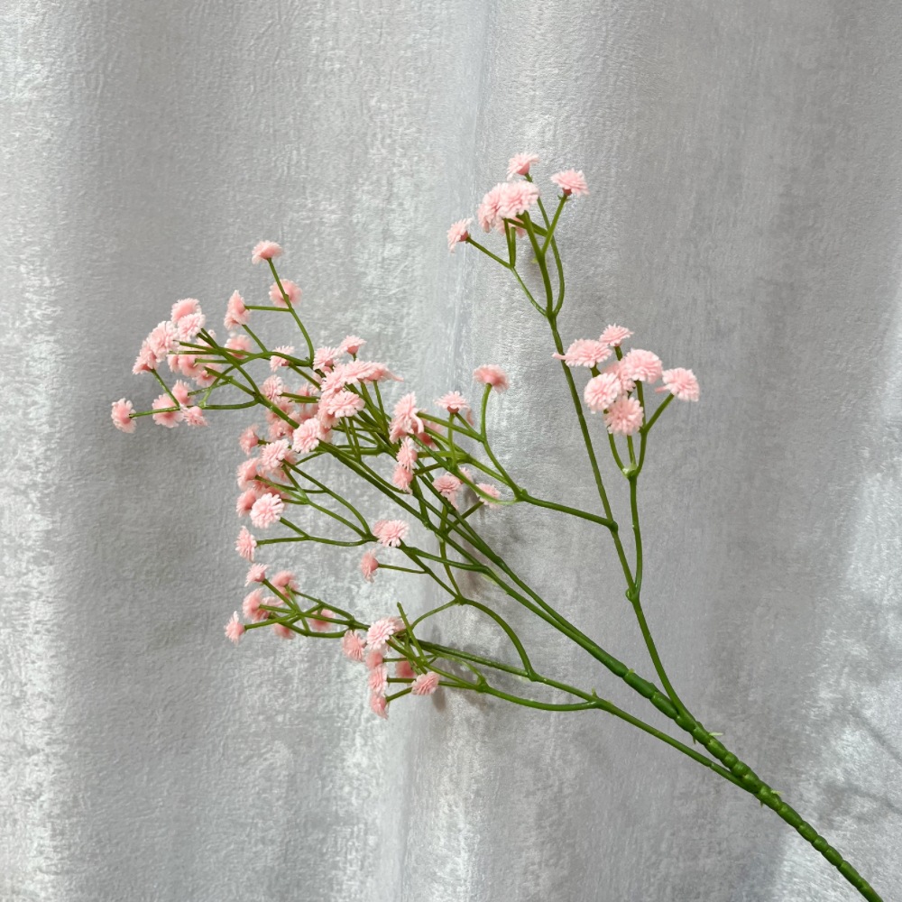 Pink wedding soft glue baby's breath artificial flowers