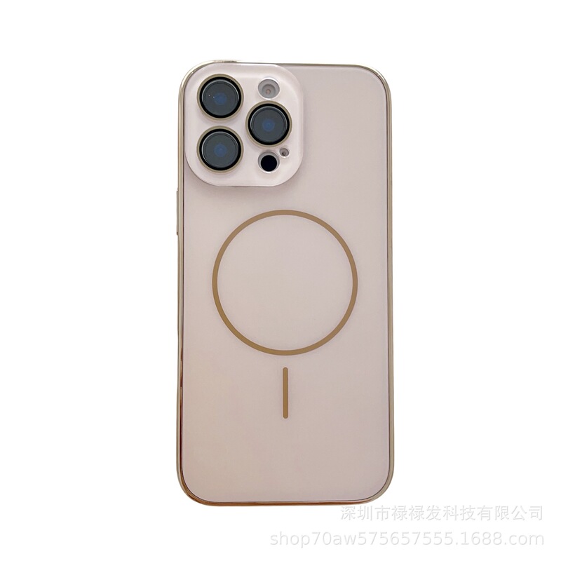 細い磁気吸引リングはリンゴ16promaxag電気めっきのつや消しの携帯の箱のiPhone15の全カバーの保護カバーを適用します。|undefined